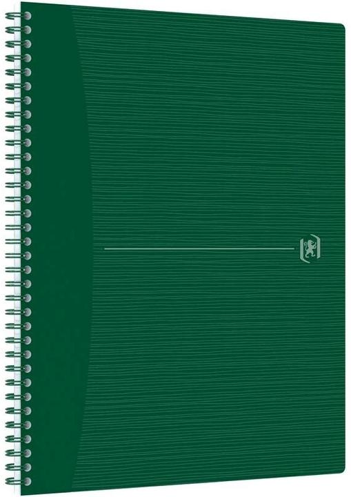 Actual product image Oxford Origins A4+ Card Twin-wire Notebook Ruled 140 Pages Green SCRIBZEE Compatible (A4, Lined, Soft cover)