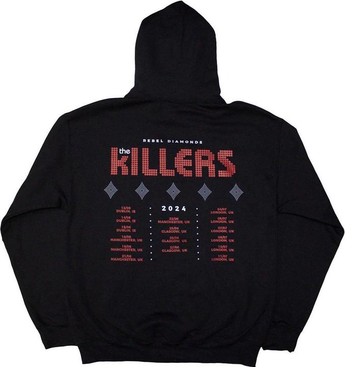 Produktbild Universal Textiles Tour '24 Rebel Diamonds Kapuzenpullover (L)