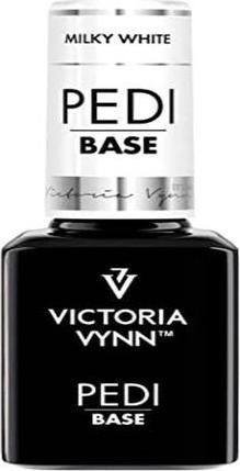 Produktbild Visconti Di Modrone Victoria Vynn Pedi Base UV Led Hybrid Gel Nagellack NEU GROSSE GRÖSSE Milchig Weiss 15ml