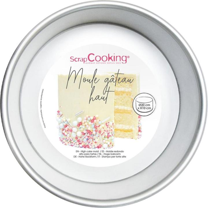 Produktbild ScrapCooking Hohe Aluminiumbackform D20cm H10cm (20 cm)