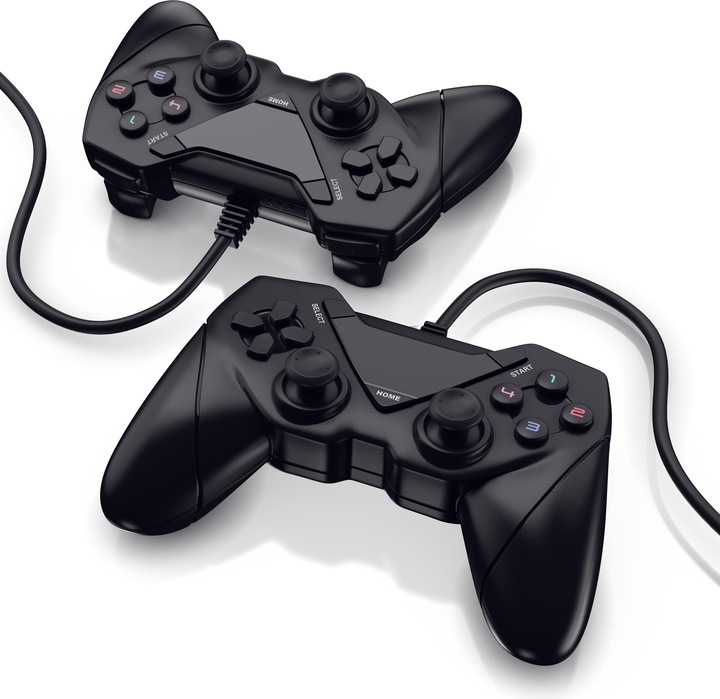 Produktbild CSL 2x Gamepad Set, Gaming USB Controller für Android, PC / PS3 / Playstation / Direct-Input / X-Input (Android, PC)