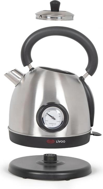 Produktbild Livoo Retro-Wasserkocher mit Thermometer (1.80 l)