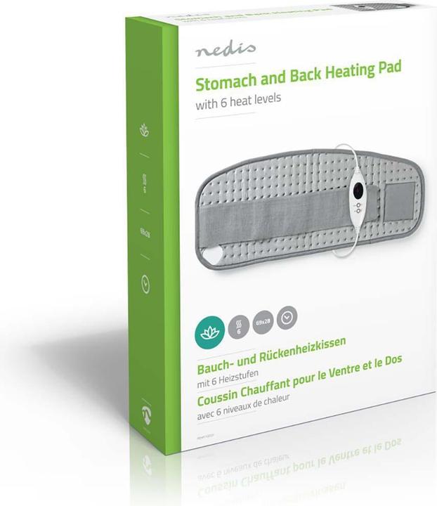 Productafbeelding Nedis Verwarmingskussen | 69 x 28 cm | 6 warmtestanden | Digitale regeling | Oververhittingsbeveiliging (69 x 28 cm)