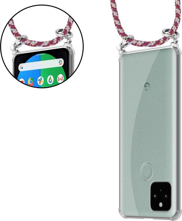 Produktbild Cadorabo TPU Handy Kette SILBER Cover