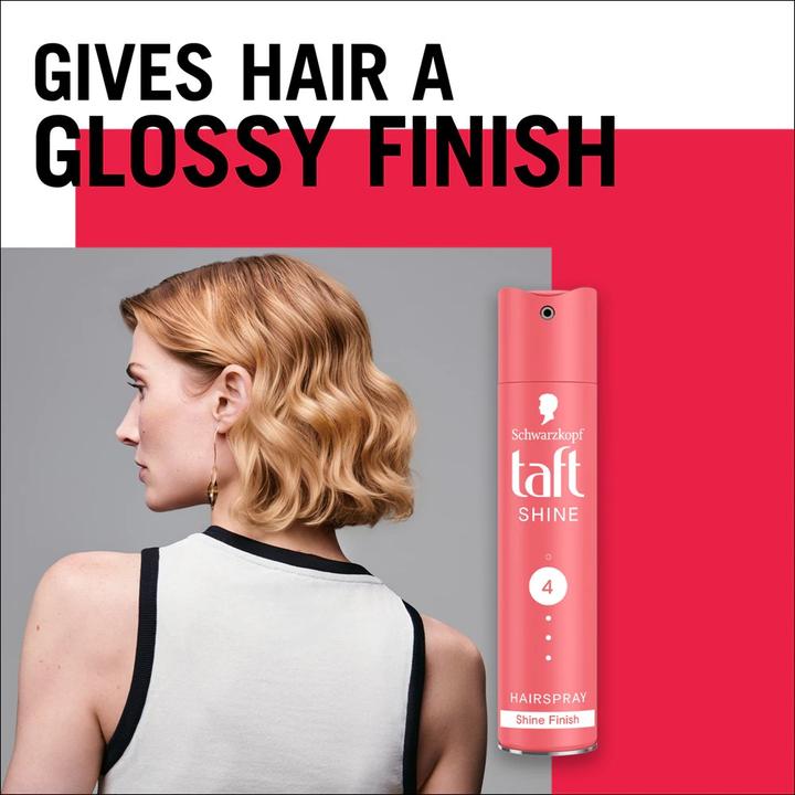 Actual product image Schwarzkopf Professional Taft Shine Ultra Strong 4 Hair Spray - Hairspray (250 ml)