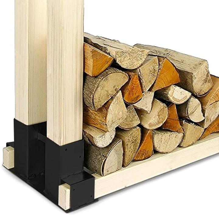 Wiltec Holzstapelhilfe (34 x 10 x 16 cm)