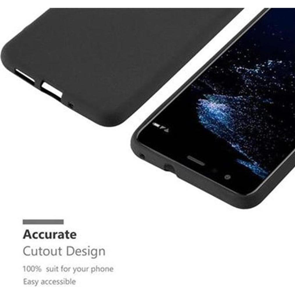 Thumbnail - Cadorabo TPU Frosted Cover (Huawei P10 Lite), Smartphone Hülle, Schwarz