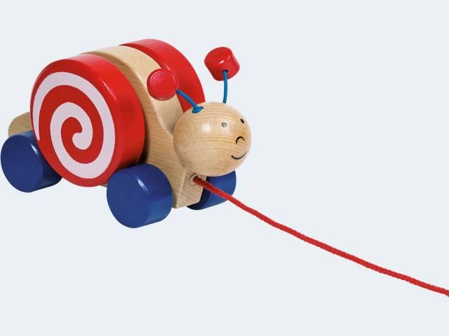 Produktbild Goki Hölzerne Pull Tier Schnecke