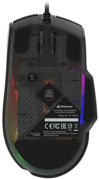 Actual product image Sharkoon SKILLER SGM35 Black (Cable)