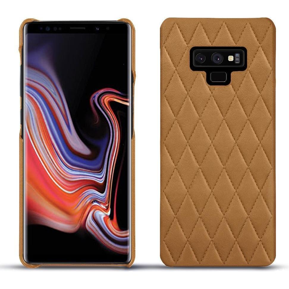Noreve Lederschutzhülle (Samsung Galaxy Note 9), Smartphone Hülle, Braun