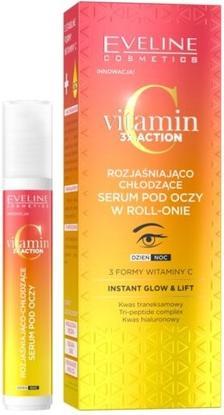 Produktbild Eveline VITAMIN C 3XACTION Serum pod oczy roll-on (Roll-on, 15 ml)