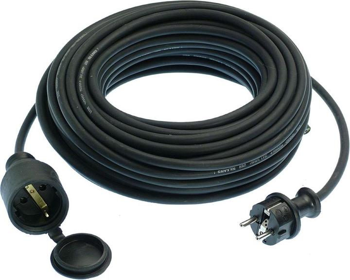 Productafbeelding As - Schwabe 60315 Verlengkabel 16 A Zwart 15 m (15 m, CEE 7/3)