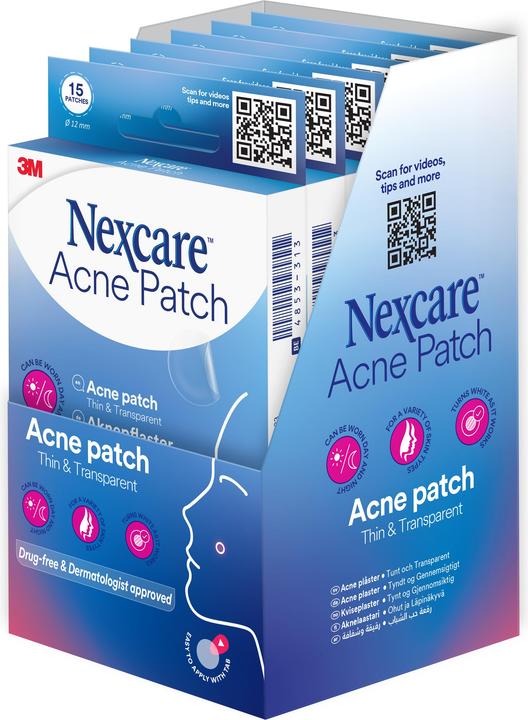 Actual product image - Nexcare acne plasters (15 x)
