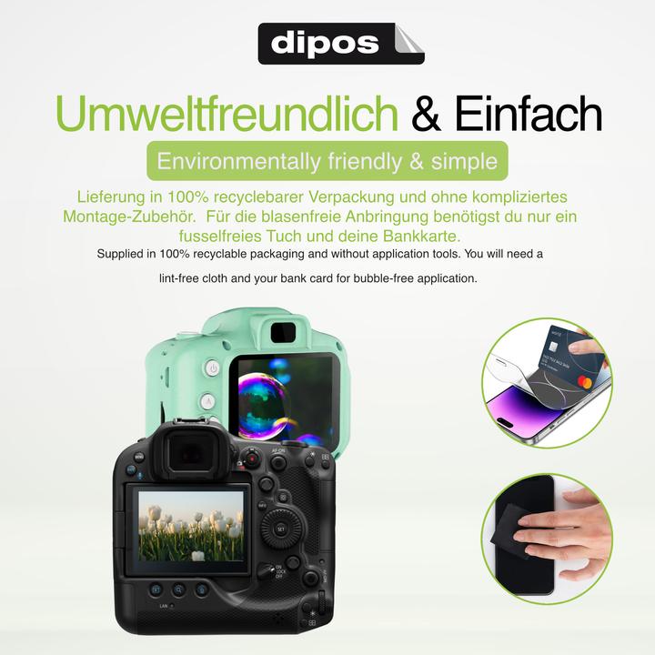 Produktbild Dipos Schutzfolie Matt für Ricoh Caplio GX8 (Displayschutz)