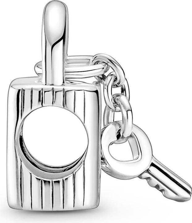 Immagine prodotto Pandora Serratura con fascino e chiave a cuore (Argento 925, Smalto)