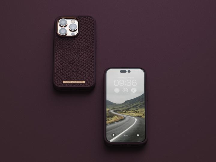 Produktbild Njord Salm.Leather Magsafe Case (Apple iPhone 14 Pro)