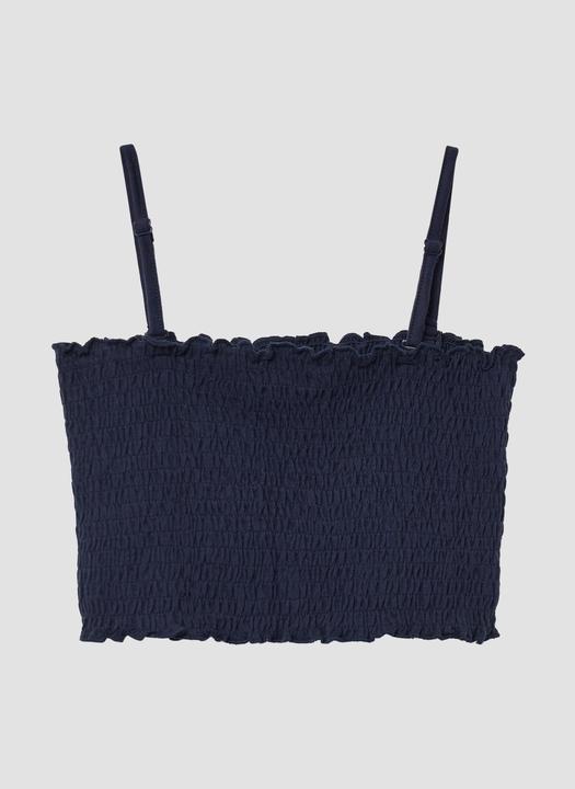 Immagine prodotto S.Oliver T-Shirt Gesmoktes Crop-Top mit abnehmbaren Spaghettiträgern (158, 164)