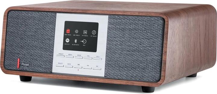 Pinell Supersound 501 - Radio Internet DAB+ - walnoot hout (DAB+ DAB, FM, Bluetooth, WiFi)
