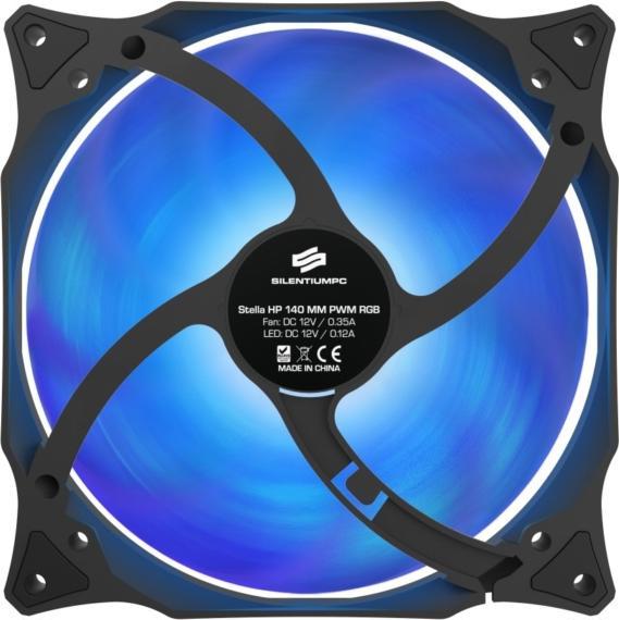 Produktbild Silentium PC Stella HP RGB 140 PWM Computergehäuse Ventilator (140 mm, 1x)