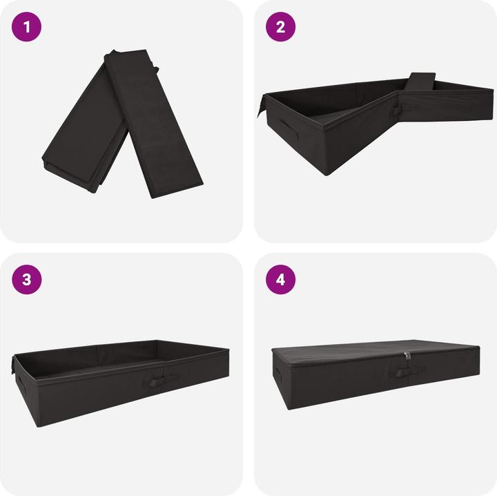 Actual product image vidaXL Aufbewahrungsbox (48 cm, 2x)