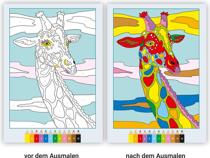 Produktbild Ravensburger CreArt Malen nach Zahlen Wilde Tiere