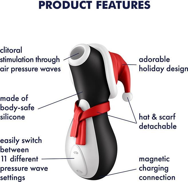 Produktbild Satisfyer Penguin - Air Pulse Stimulator - Holiday Edition