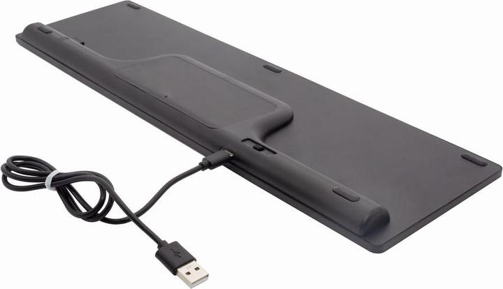 Actual product image Gembird KBS-ECLIPSE-M500 Backlight Pro Business Slim wireless desktop set US layout black (US, Cable)