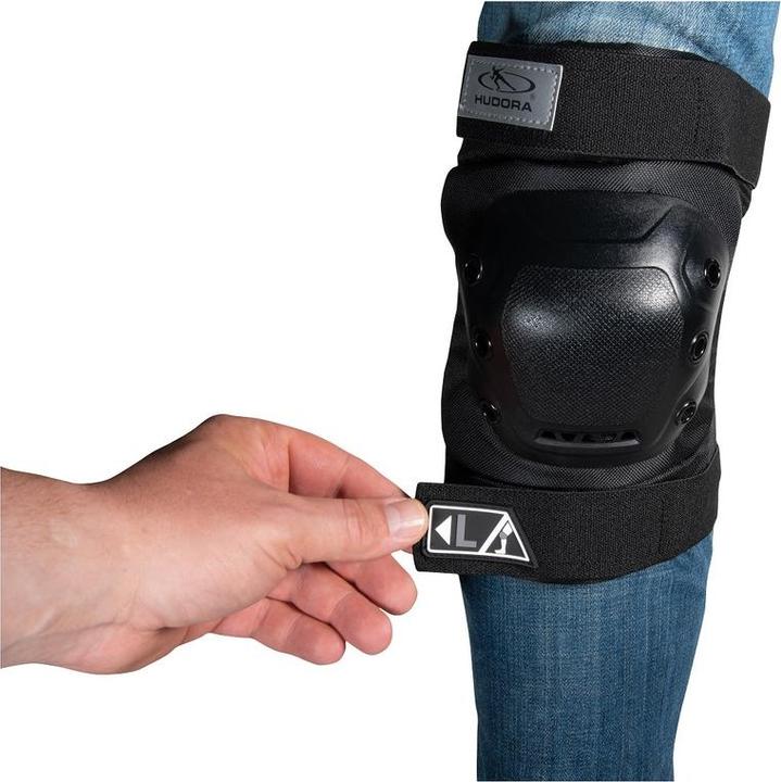 Produktbild Hudora Protektoren-Set (M, Ellbogenschoner, Knieschoner, 6 Stück)