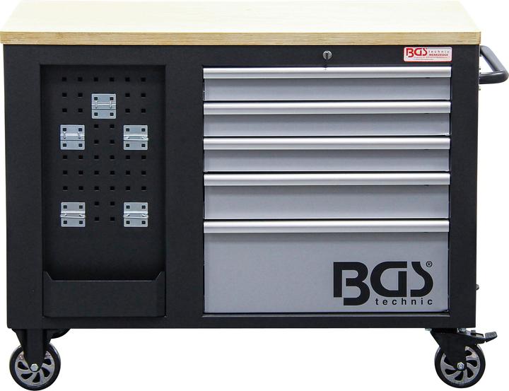 Produktbild BGS Werkstattwagen 2 x 5 Schubladen 1 Schrank leer (1 x)