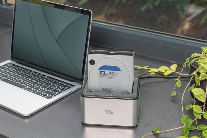 Image du produit Digitus Station d'accueil USB 3.0 Dual SATA HDD 2,5"/ 3,5