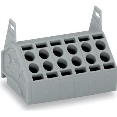 Wago 806-210 Buchsenklemmenleiste mit Abzugshilfe grau (806-210)