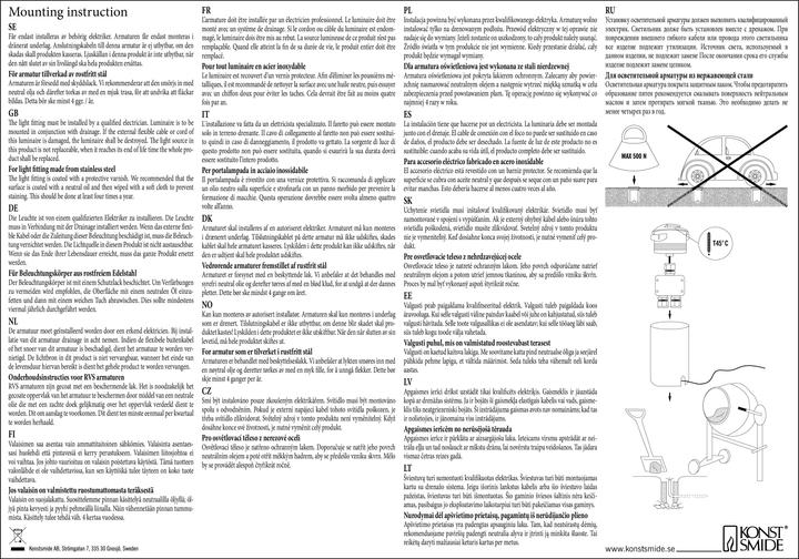 Produktbild Konstsmide LED-Ausseneinbauleuchte 3 W Wa (250 lm, IP65)