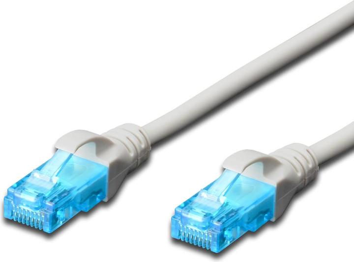 Image du produit Digitus CAT 5e SF-UTP câble patch PVC AWG 26/7 longueur 30 m couleur gris (SF/UTP, CAT5e, 30 m)
