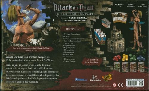 Immagine prodotto Cryptozoic Entertainment Attack on Titan - Francese (Francese, 3 - 5 Giocatori)