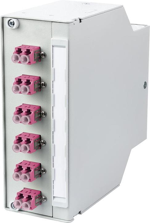 Image du produit Metz Connect 15024A07506-E Boîtier pour profilé OpDAT 6xLC-D OM4 VIK