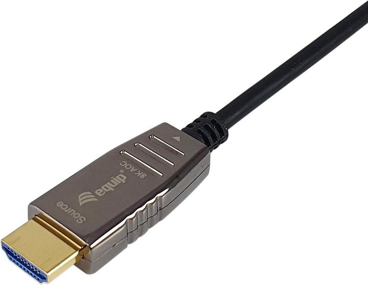 Produktbild equip HDMI HEC Ethernet 2.1 AOC 10m 8K/60Hz HDCP2.2/HDR/EDID (10 m, HDMI, 2.1)
