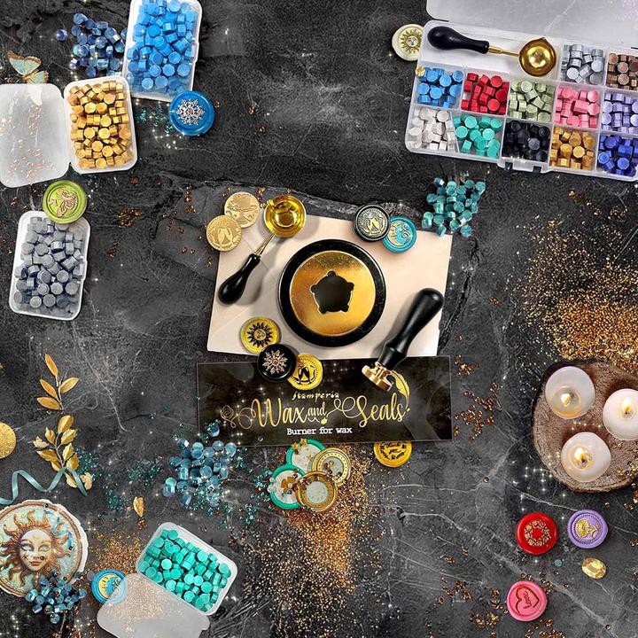 Produktbild Stamperia Wax and Seals Starter-Set