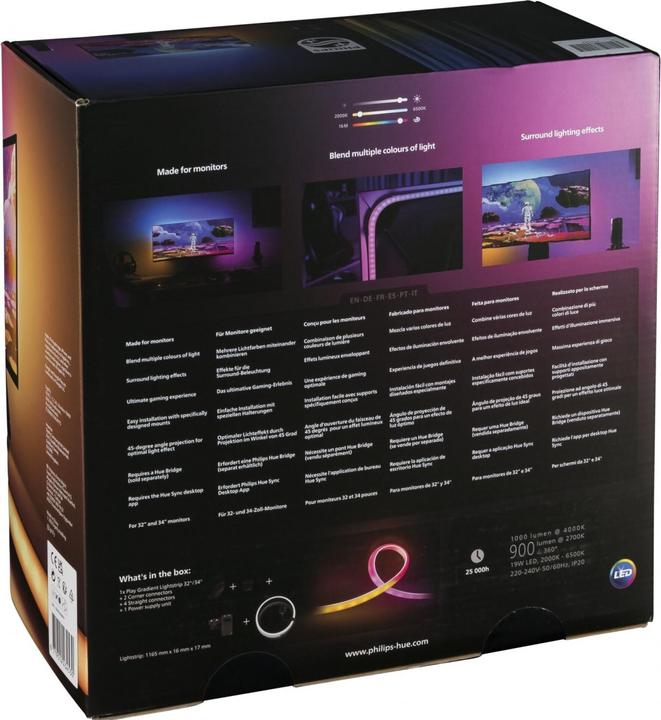 Image du produit Philips Hue Play Gradient (Multicolore, 116.50 cm, Intérieur)