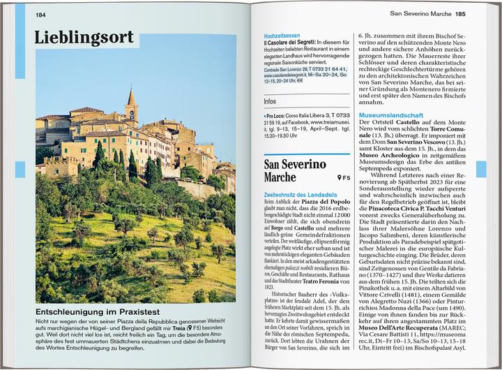 Produktbild Reise-Taschenbuch Reiseführer Marken, Italienische Adria (Deutsch, Annette Krus-Bonazza, 2024)