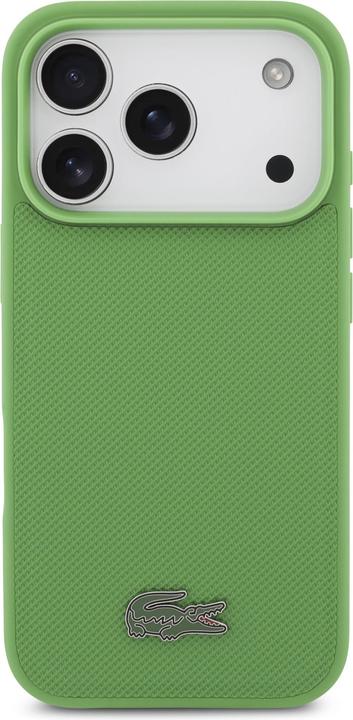 Produktbild Lacoste Iconic Petit Pique MagSafe Case + Wallet for iPhone 17 Pro Green (Apple iPhone 17 Pro Max)