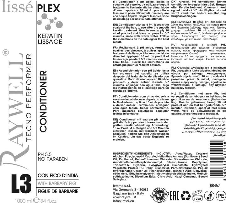 Immagine prodotto Raywell Balsamo Tannico Lisse Plex (1000 ml)