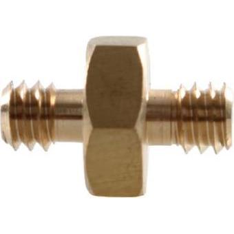 Studioking Spigot Verlaufadapter MC-1060B 1/4" Male 1/4" Male (Stativadapter), Stativ Zubehör, Gold