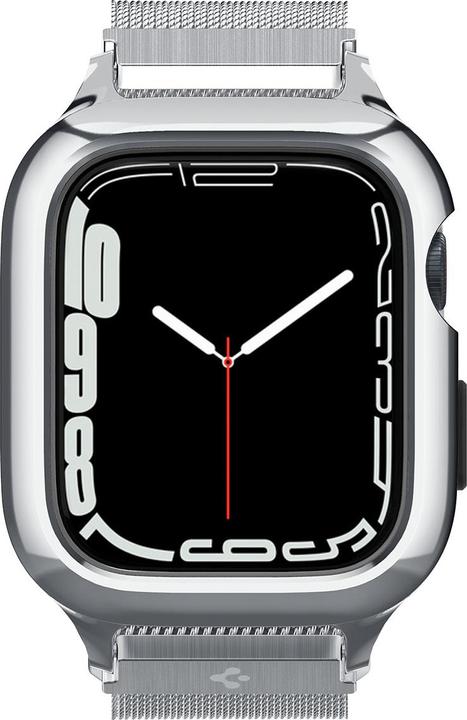 Spigen METALLO FIT?PRO? Apple Watch 4 / 5 / 6 / 7 / 8 / SE (44 / 45 MM) ARGENTO