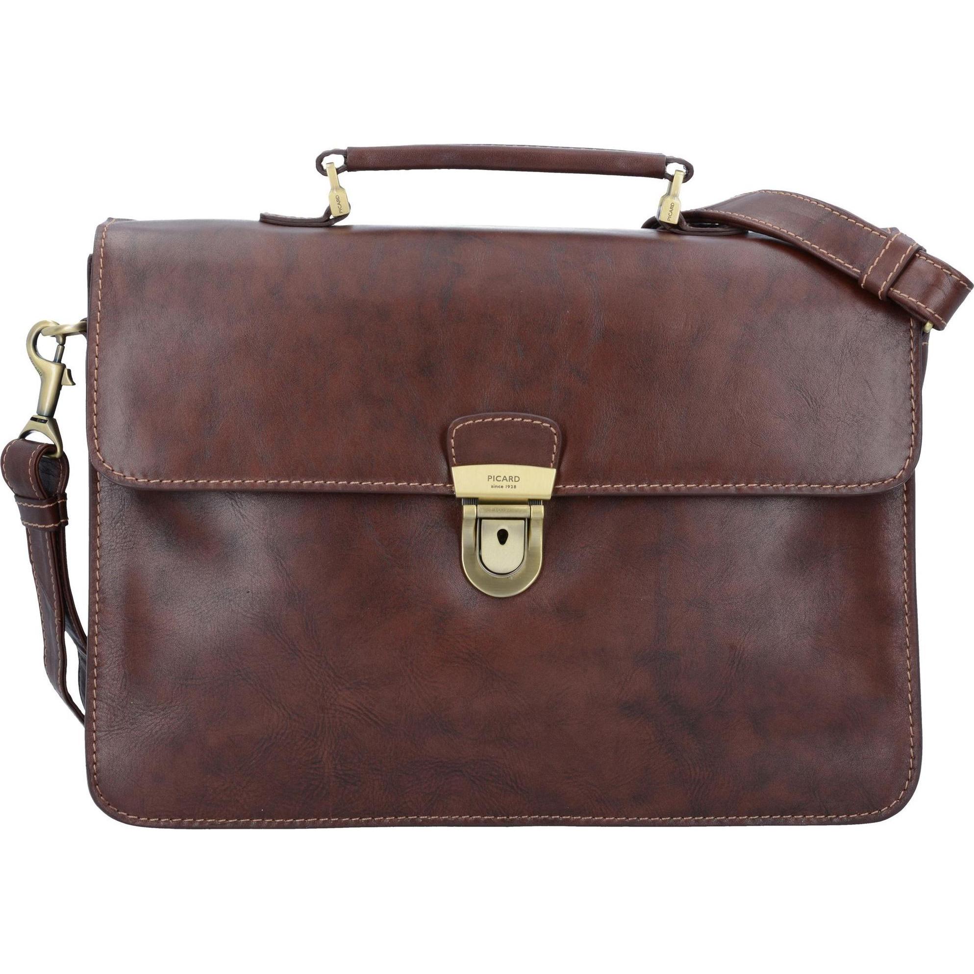 Picard, Handtasche, Aktentasche Toscana, Braun