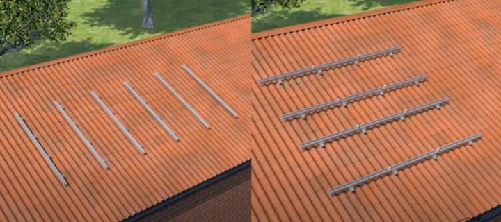 Actual product image Van der Valk Solar Systems 701701220 Aluminium profile Side++ L=4670 mm (Solar system mounting material)