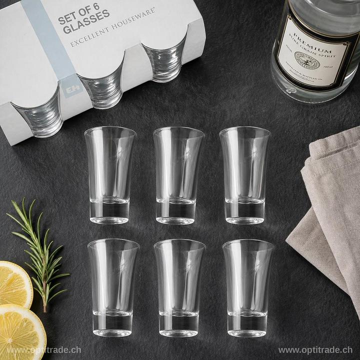 Immagine prodotto Excellent Houseware Schnapsglas (6x, Bicchiere di vetro)