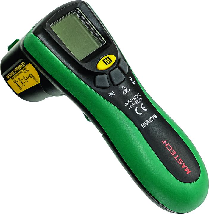 Sw, MASTECH Infrarot-Thermometer MS6522 (-20°C - +500°C) gr