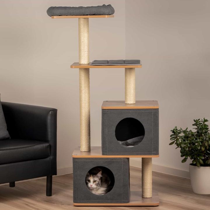 Actual product image Dobar Cat scratching post "Hannah" (133 cm, Charcoal)
