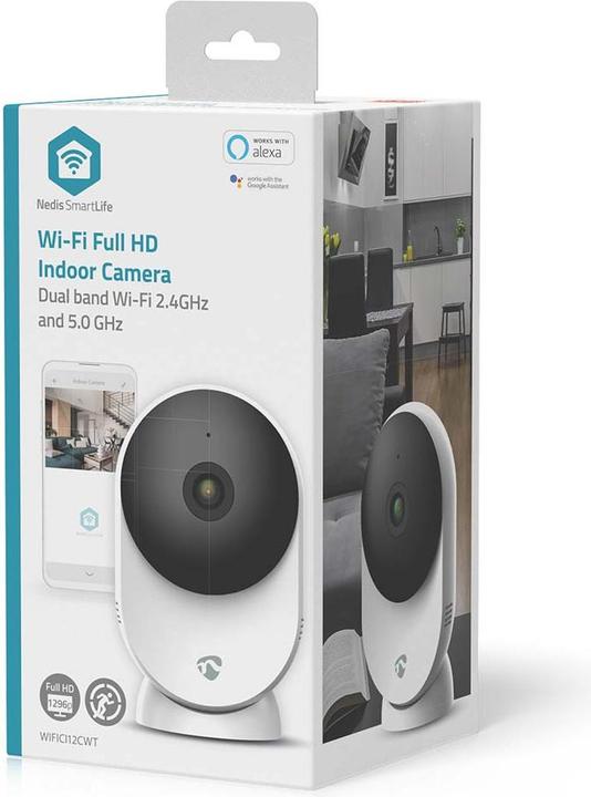 Actual product image Nedis SmartLife indoor camera | Wi-Fi | 3MP Full HD 1296p | Cloud storage (optional) / microSD (not en (2304 x 1296 Pixels)