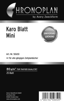 Produktbild Chronoplan CHRONOPLA Chrono.Blatt Mini 50650Z.19 (Spezial, Deutsch)